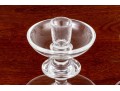 Pair Of Val St Lambert Hand Blown Crystal Candlesticks