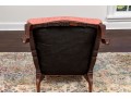 Antique Carved Mahogany Library Chair Frame, Ca. 1920