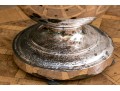 Pair Of Vintage Silver Platted Urn Form Lamps