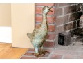 Cast Iron Bronze Finished Standing Duck