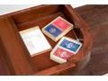 Vintage Federal Style Mahogany Lyre Games Table