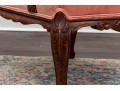 Antique Carved Mahogany Library Chair Frame, Ca. 1920