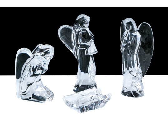 Collection Of Four Baccarat Figures