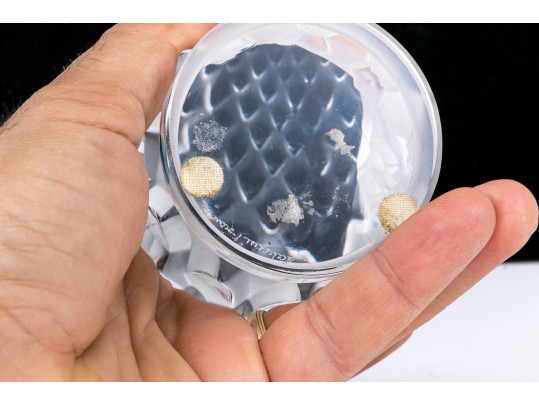 Lalique Crystal Glass Eagle Head