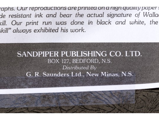 Pair Of Wallace Mac Askill Halftone Printed Ships Photos