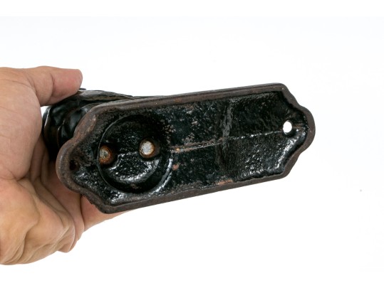 Vintage Cast Iron Lion Motif Notary Stamp