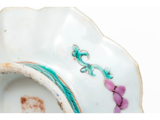 Complimentary Lamp, Buda Figure And Dresser Top Dish.