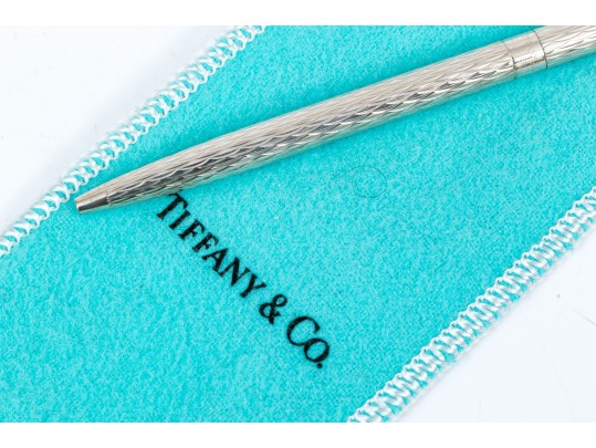 Tiffany & Co. Polished And Diamond-Cut Sterling Pen