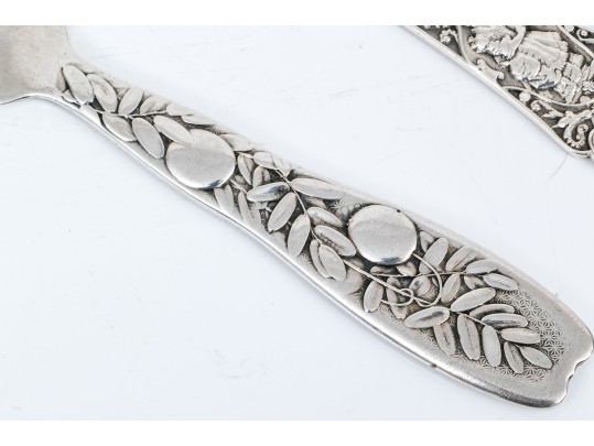 Two Sterling Dinner Or Butter Knives, 3.68 Ozt.