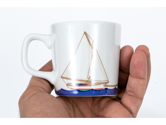 Tiffany & Co. 'Tiffany Seashore' Childs Plate, Bowl And Cup Set