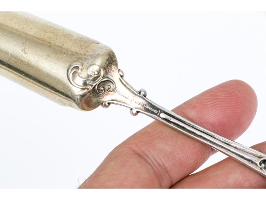 Duhme & Co. Sterling Silver Beautiful Antique Cheese Scoop