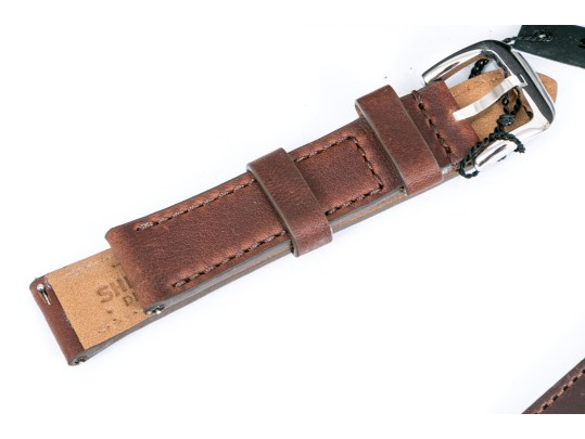 Two Leather Watch Straps, Shinola & Horween