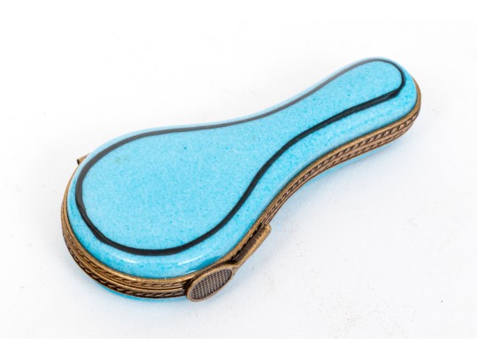 Limoge 'tennis Racket Case And Racket' Box