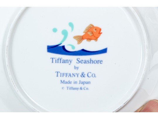 Tiffany & Co. 'Tiffany Seashore' Childs Plate, Bowl And Cup Set