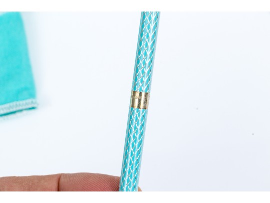 Tiffany & Co. Sterling And Enamel Fishnet Pen