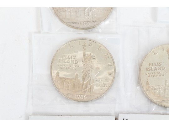 Collection Of Domestic And International Coins With Sterling Commemorative Stamp