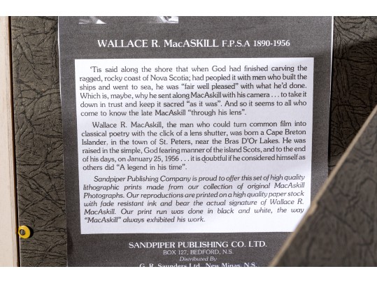 Pair Of Wallace Mac Askill Halftone Printed Ships Photos