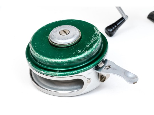 Collection Of Five Vintage Fishing Reels And One Miniature Reel