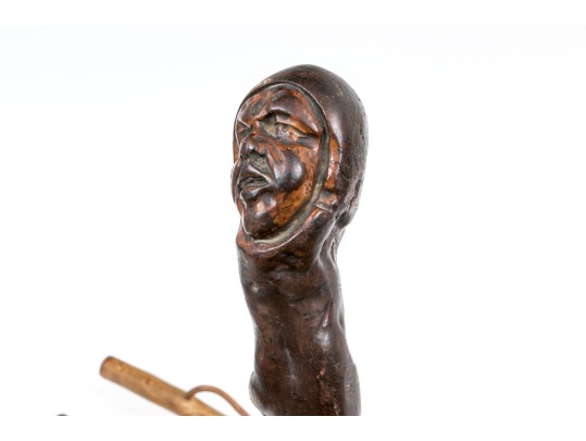 Lot Of Six Assorted Canes, Including Vine Compositions And Snake Motifs