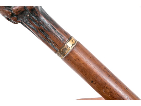 Lot Of Four Assorted Canes And Walking Sticks, Assorted Motifs, Including Mixed Metal