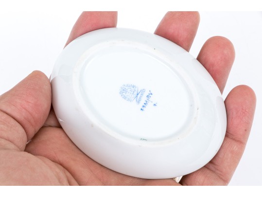 Three Herrend Table Top Porcelain Objects