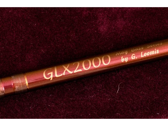 G. Loomis GLX2000 'Mag Bass Series' #46/200 Bass Fishing Rod, Retail Approx $650