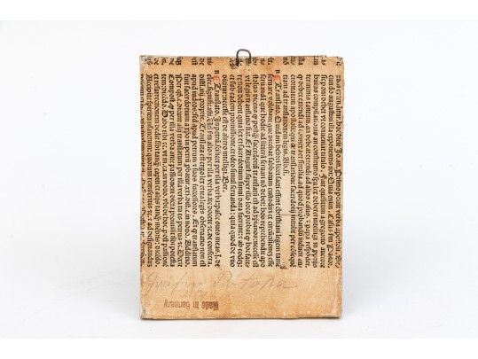 Antique Continental Hand Painted Miniature Portrait 