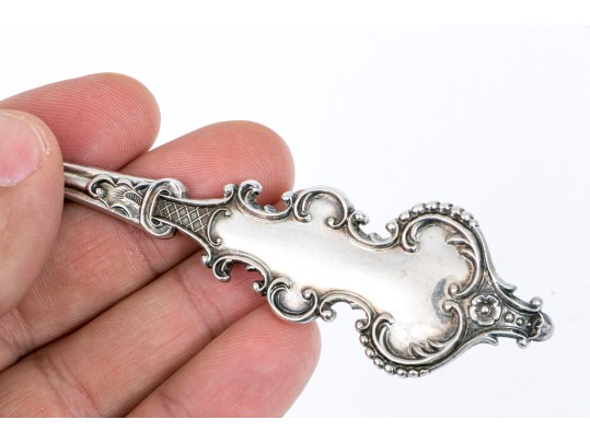 Duhme & Co. Sterling Silver Beautiful Antique Cheese Scoop