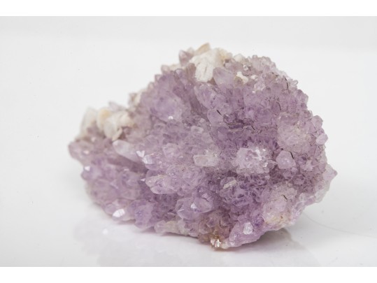 Quartz And Soft Purple Amethyst Clusters, 0.45 Lbs.