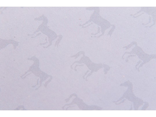 Set Of Ten Gucci Purple And Yellow Horse Stationary Letters