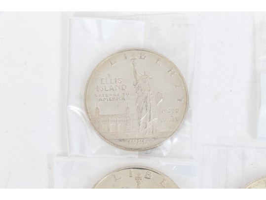 Collection Of Domestic And International Coins With Sterling Commemorative Stamp