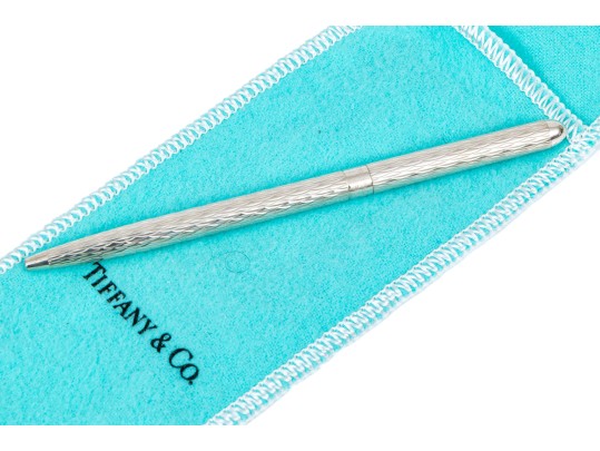 Tiffany & Co. Polished And Diamond-Cut Sterling Pen