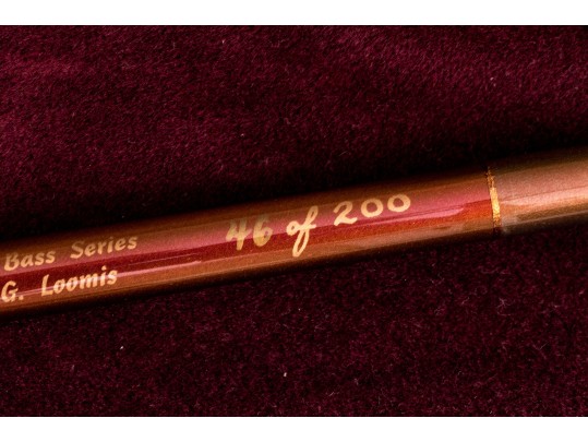 G. Loomis GLX2000 'Mag Bass Series' #46/200 Bass Fishing Rod, Retail Approx $650