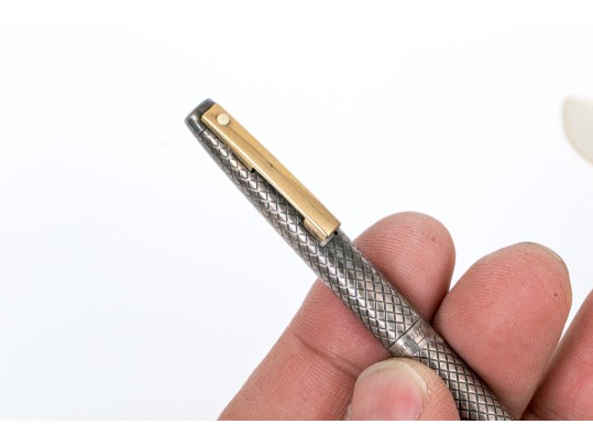 Lot Of Four Writing Instruments Without Ink, Assorted Metals, Including Schaeffer