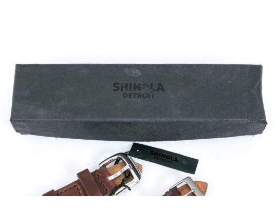 Two Leather Watch Straps, Shinola & Horween