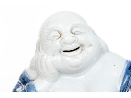 Complimentary Lamp, Buda Figure And Dresser Top Dish.