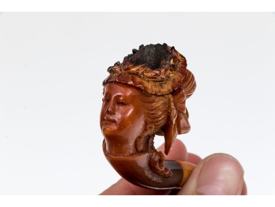 Collection Of Four Modern And Vintage Smoking Pipes