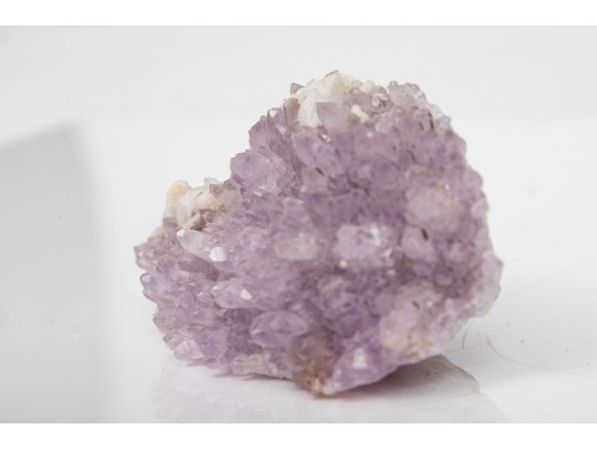 Quartz And Soft Purple Amethyst Clusters, 0.45 Lbs.
