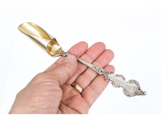 Duhme & Co. Sterling Silver Beautiful Antique Cheese Scoop