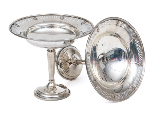 Elegant Sterling Silver Candy Compote Dishes