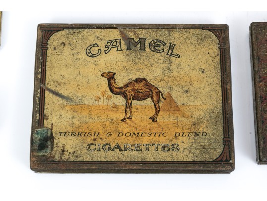 Collection Of Seven Vintage / Antique Tins, Including Rare Aspirin Tin