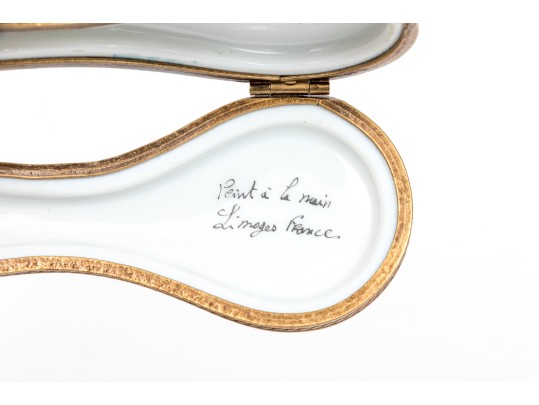 Limoge 'tennis Racket Case And Racket' Box