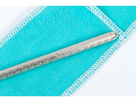Tiffany & Co. Polished And Diamond-Cut Sterling Pen