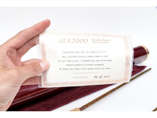 G. Loomis GLX2000 'Hot Shot Series' Fishing Rod, #46/200, Retail Approx. $1000