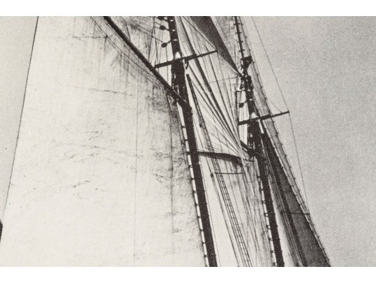 Pair Of Wallace Mac Askill Halftone Printed Ships Photos