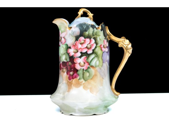 Elegant Floral Chocolate Pot By Servers