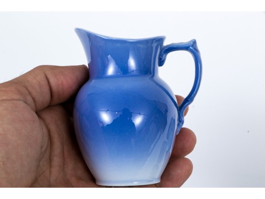 Royal Copenhagen Ombre Blue To White Demitasse Espresso Set