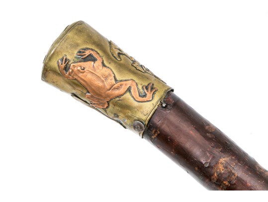 Lot Of Four Assorted Canes And Walking Sticks, Assorted Motifs, Including Mixed Metal