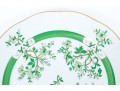 Stunning Herend Green Floral Patterned Dinner Plate