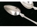 Antique Pair Of Classic Coin Silver Tablespoons